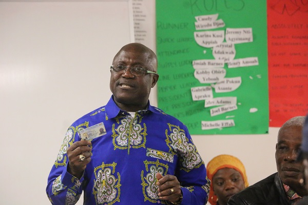 Chief Executive Officer of the National Identification Authority (NIA) Professor Ken Attafuah