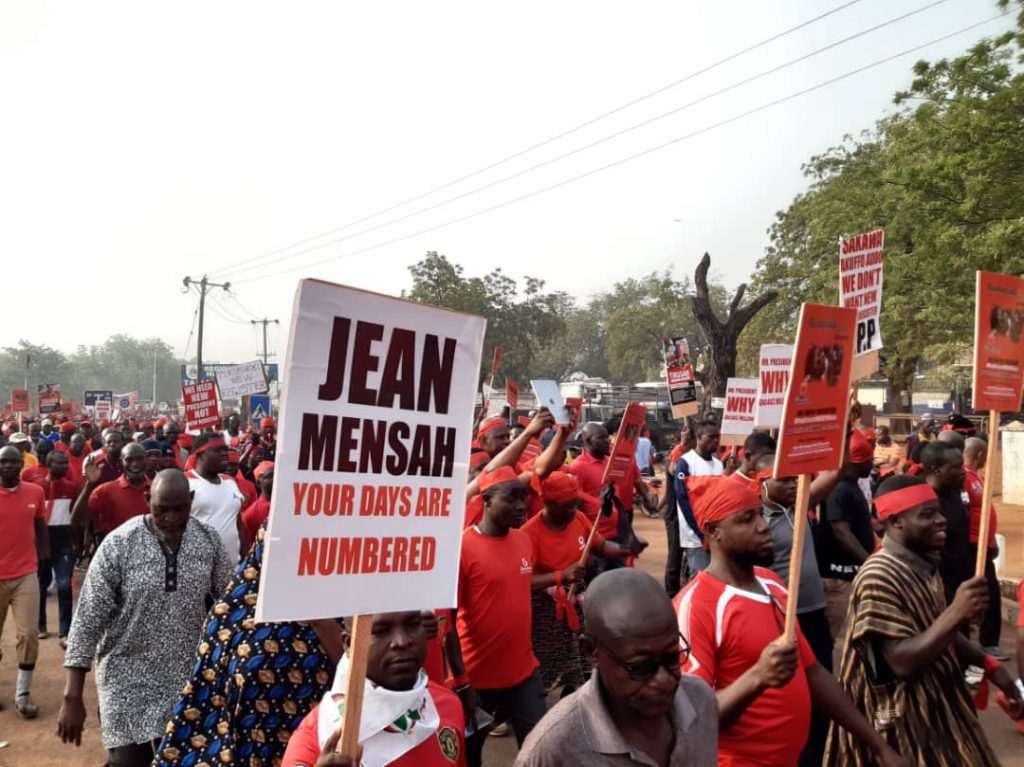 Demo against voter roll