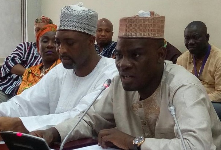 Minority Chief Whip Alhaji Muntaka Mubarak and Minority Leader, Haruna Iddrisu