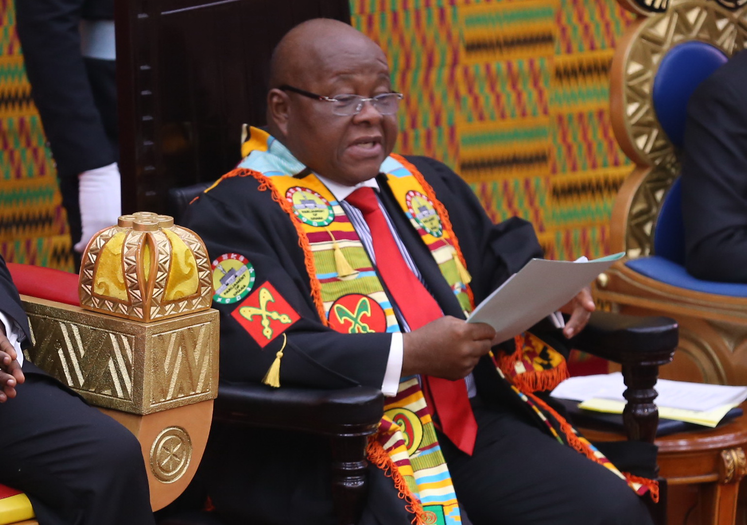 Speaker of Parliament, Aaron Mike Oquaye