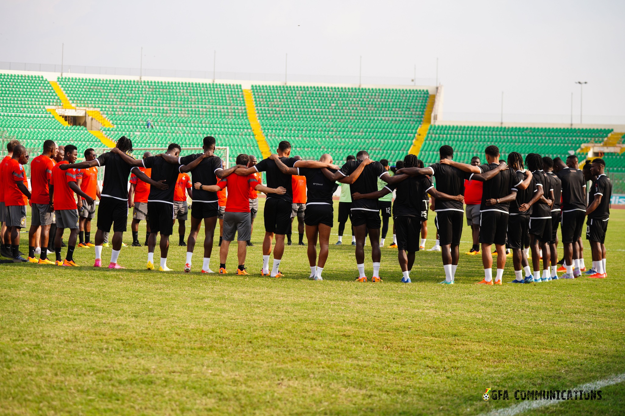 Black Stars return to training after Namibia draw