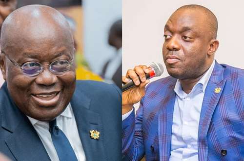 Akufo-Addo and Justin Kodua