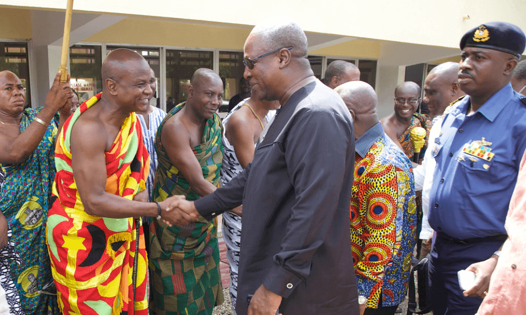 Togbe Afede and John Mahama