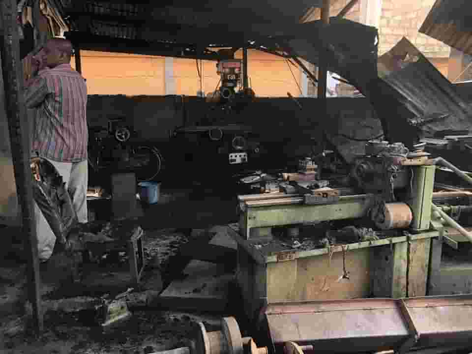 Fire guts properties