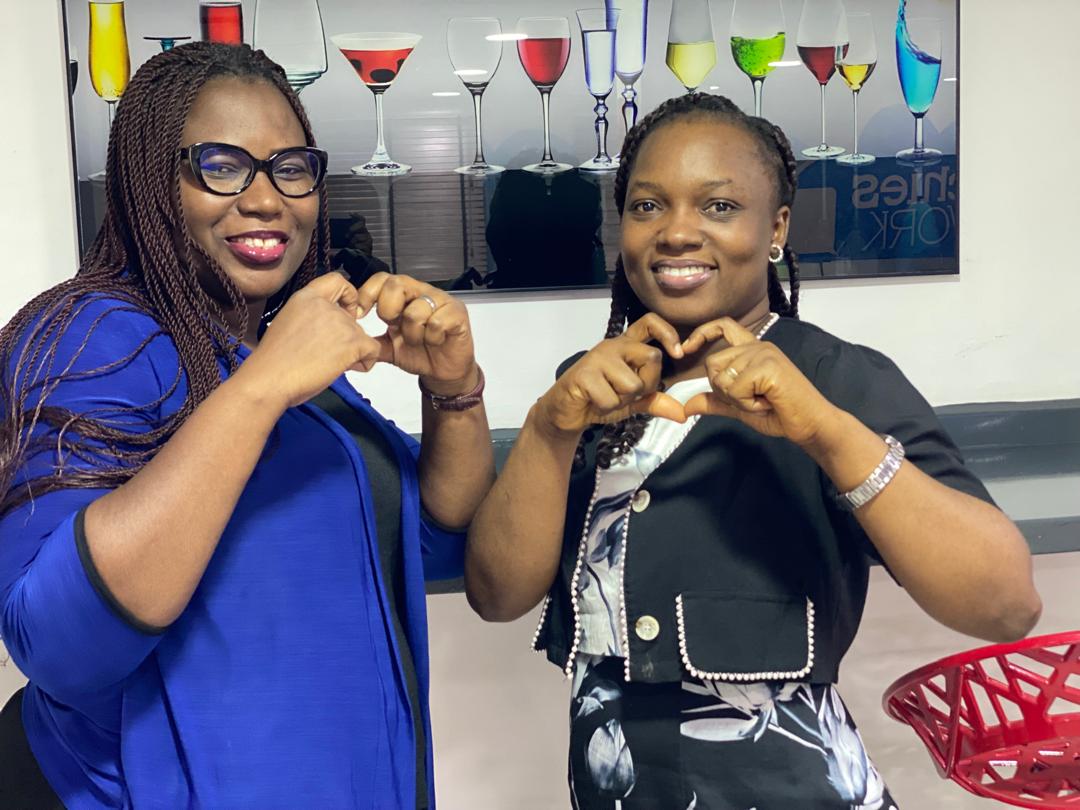 Abiola Olubimo and Adebola Adedokun, Staff members from the Inlaks Human Resources Team