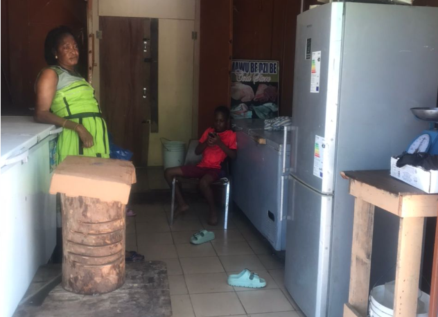 Aunty Margaret in a sombre mood