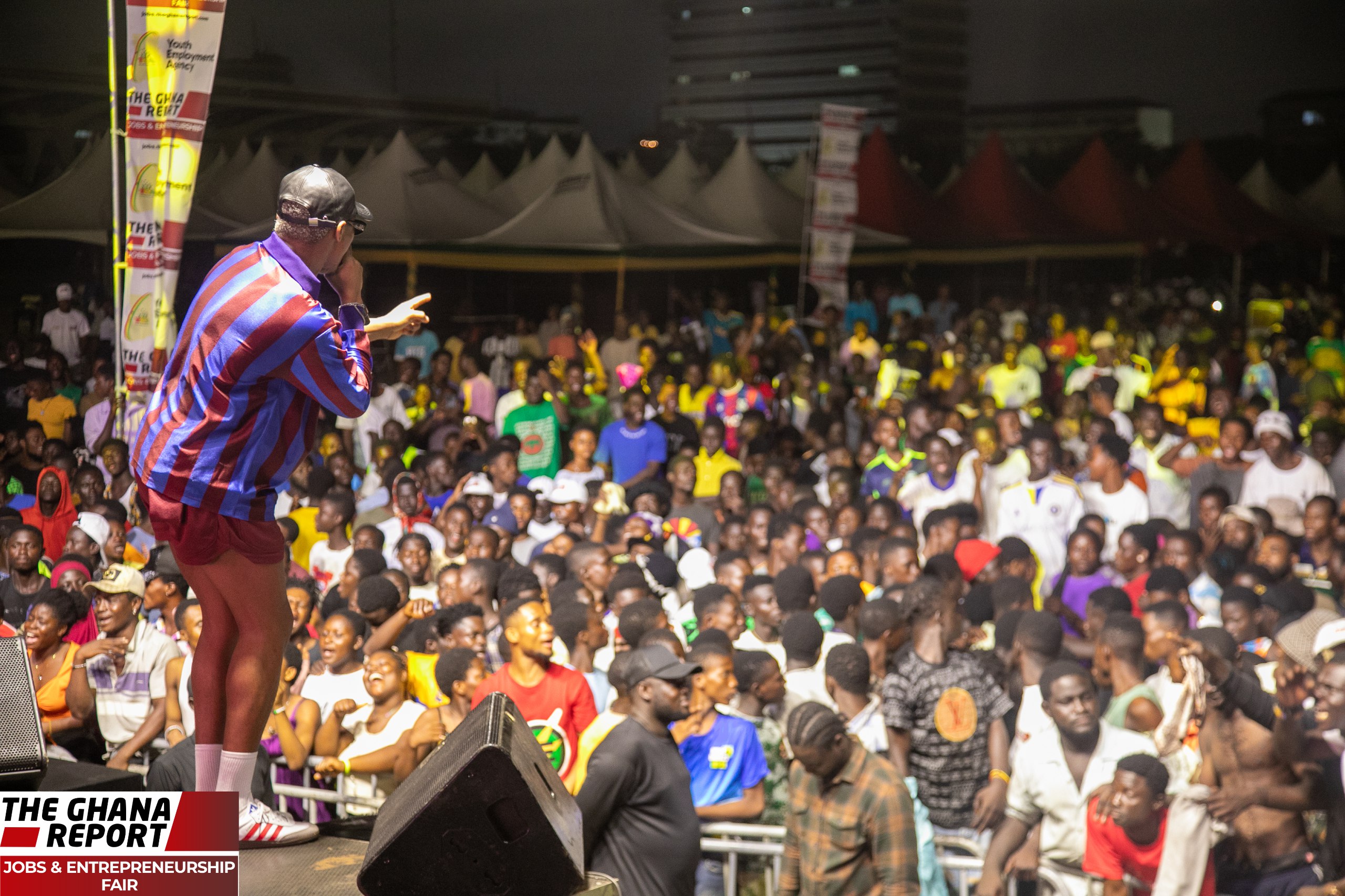 KiDi performes at The Ghana Report Jobs and Entrepreneurship Fair