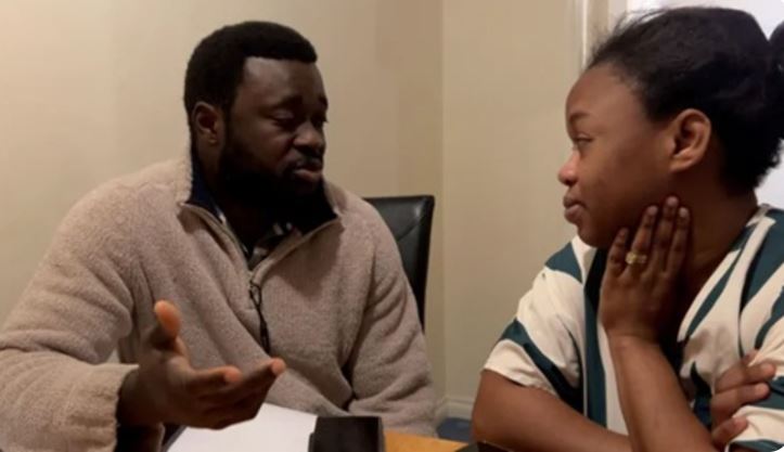 Esther said she was reduced to tears by the news her family had to leave