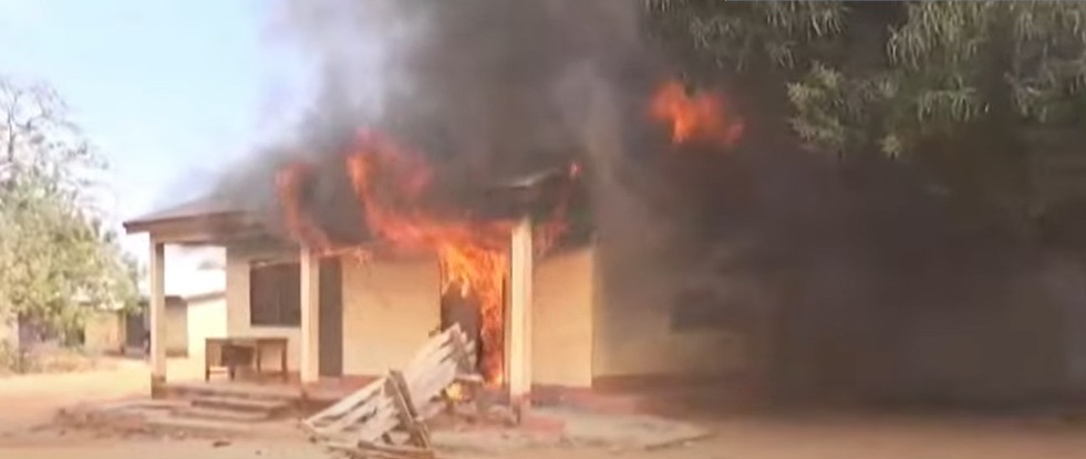 Damongo EC office set ablaze