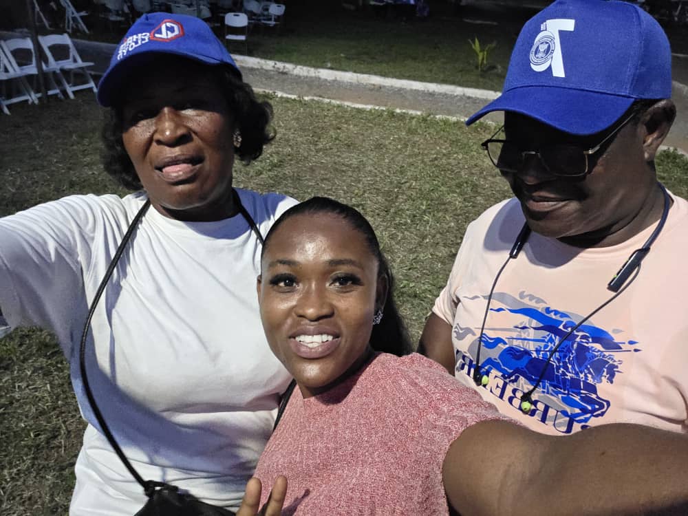 Grace Tsostoo Quaye (middle) having a good time with some WESGOSANS